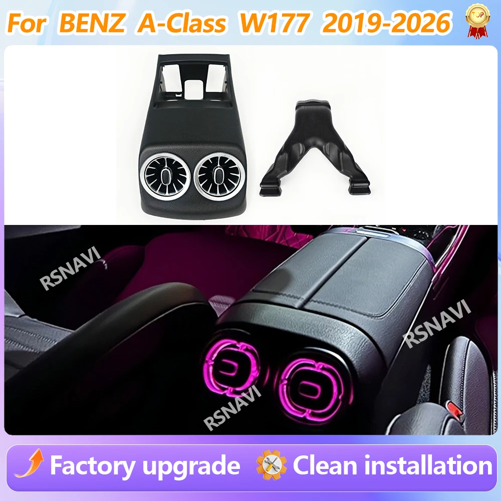 Rear Climate Control Panel For Benz A-Class W177 2019-2026 Turbine Nozzle Decorative Lamp car accessories Upgrade
Rear Climate Control Panel For Benz A-Class W177 2019-2026 Turbine Nozzle Decorative Lamp car accessories Upgrade