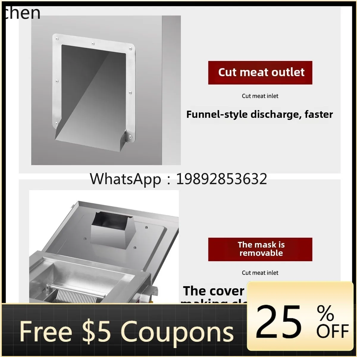 meat cutter Commercial cutter Multifunctional ham slicing shredded enema Ground meat filling
meat cutter Commercial cutter Multifunctional ham slicing shredded enema Ground meat filling