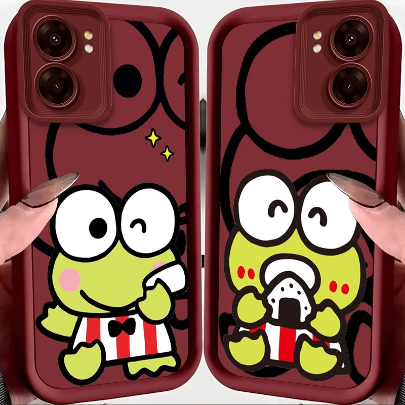 Sanrio Kero Kero Keroppi Art Eye Ladder For OPPO Find X5 X3 A58 A57 A55 A53 A54 A92 A74 A78 A98 A16 A94 A76 A72 5G Cover
Sanrio Kero Kero Keroppi Art Eye Ladder For OPPO Find X5 X3 A58 A57 A55 A53 A54 A92 A74 A78 A98 A16 A94 A76 A72 5G Cover