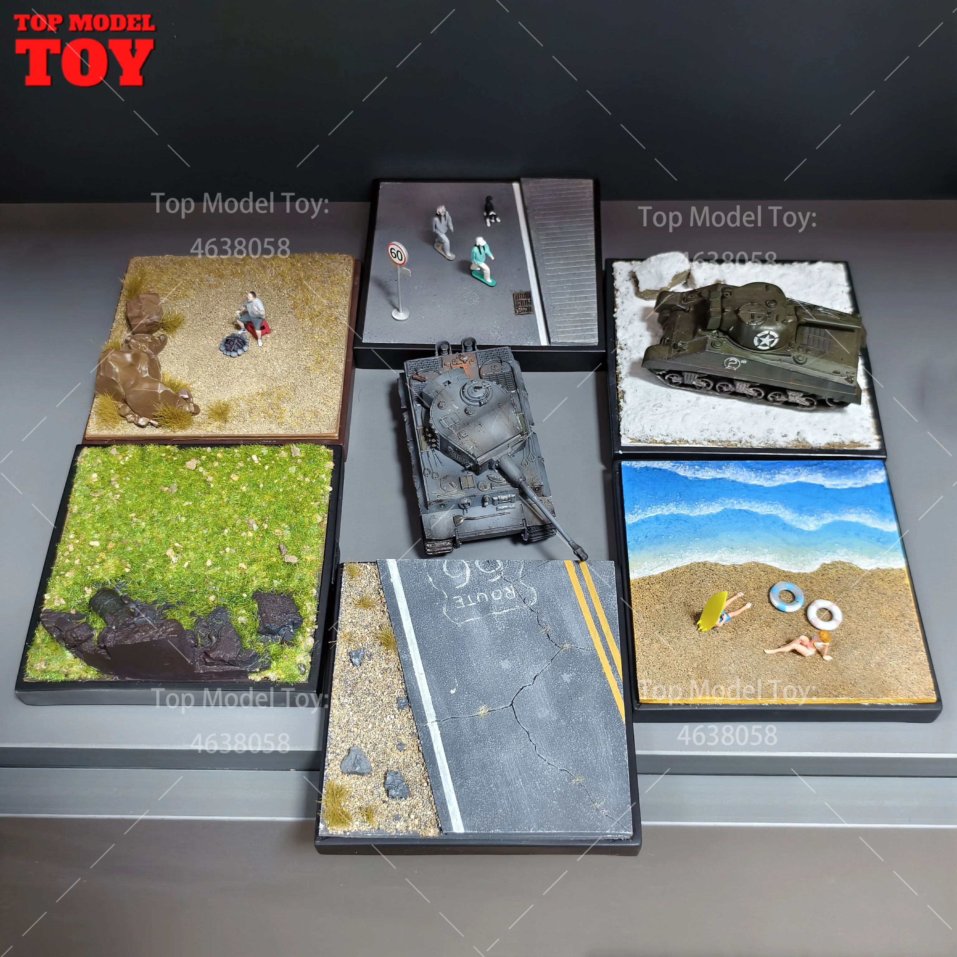 10.5cm Square Sea View Wilderness Snow Ruins Highway Scene Platform Suitable for 1/87 1/64 Scale Dolls Cars Ornament Display
10.5cm Square Sea View Wilderness Snow Ruins Highway Scene Platform Suitable for 1/87 1/64 Scale Dolls Cars Ornament Display