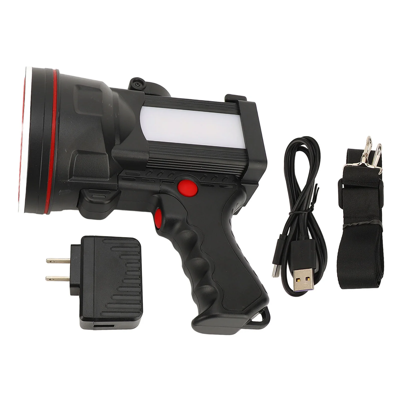 Spotlight Flashlight USB Charging LED Flashlight Handheld Spotlight
Spotlight Flashlight USB Charging LED Flashlight Handheld Spotlight