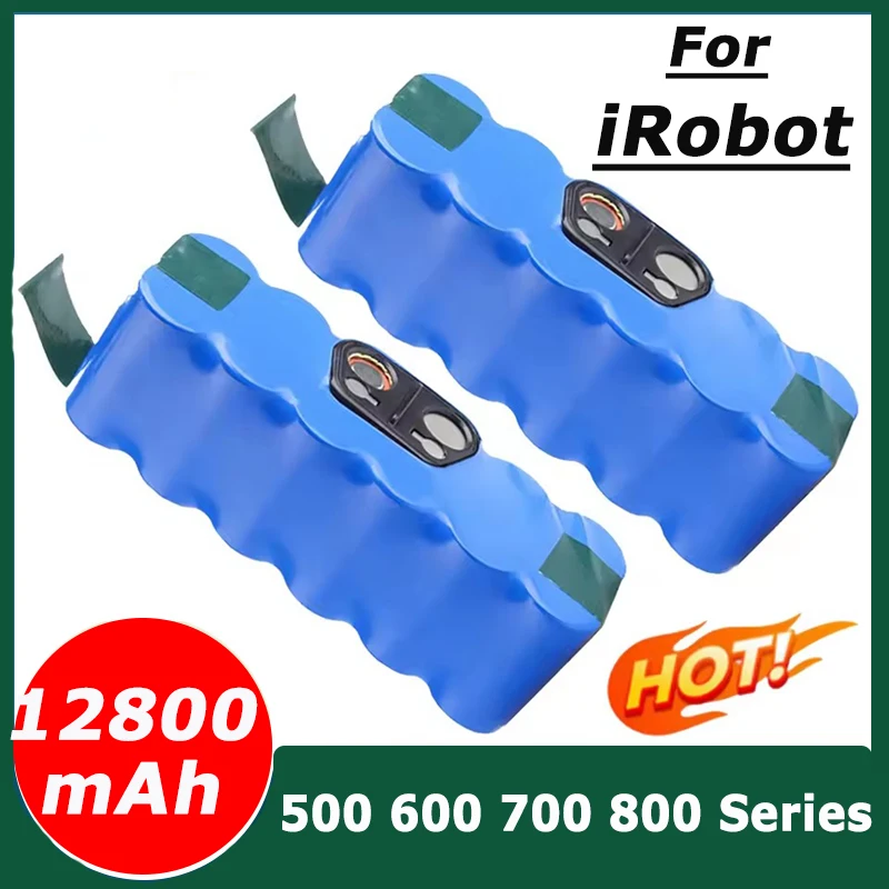 12800mAh 14.4V Vacuum Cleaner Battery for iRobot Roomba 500 600 700 800 900 Series 510 530 550 650 770 780 790 870 880 960 980
12800mAh 14.4V Vacuum Cleaner Battery for iRobot Roomba 500 600 700 800 900 Series 510 530 550 650 770 780 790 870 880 960 980