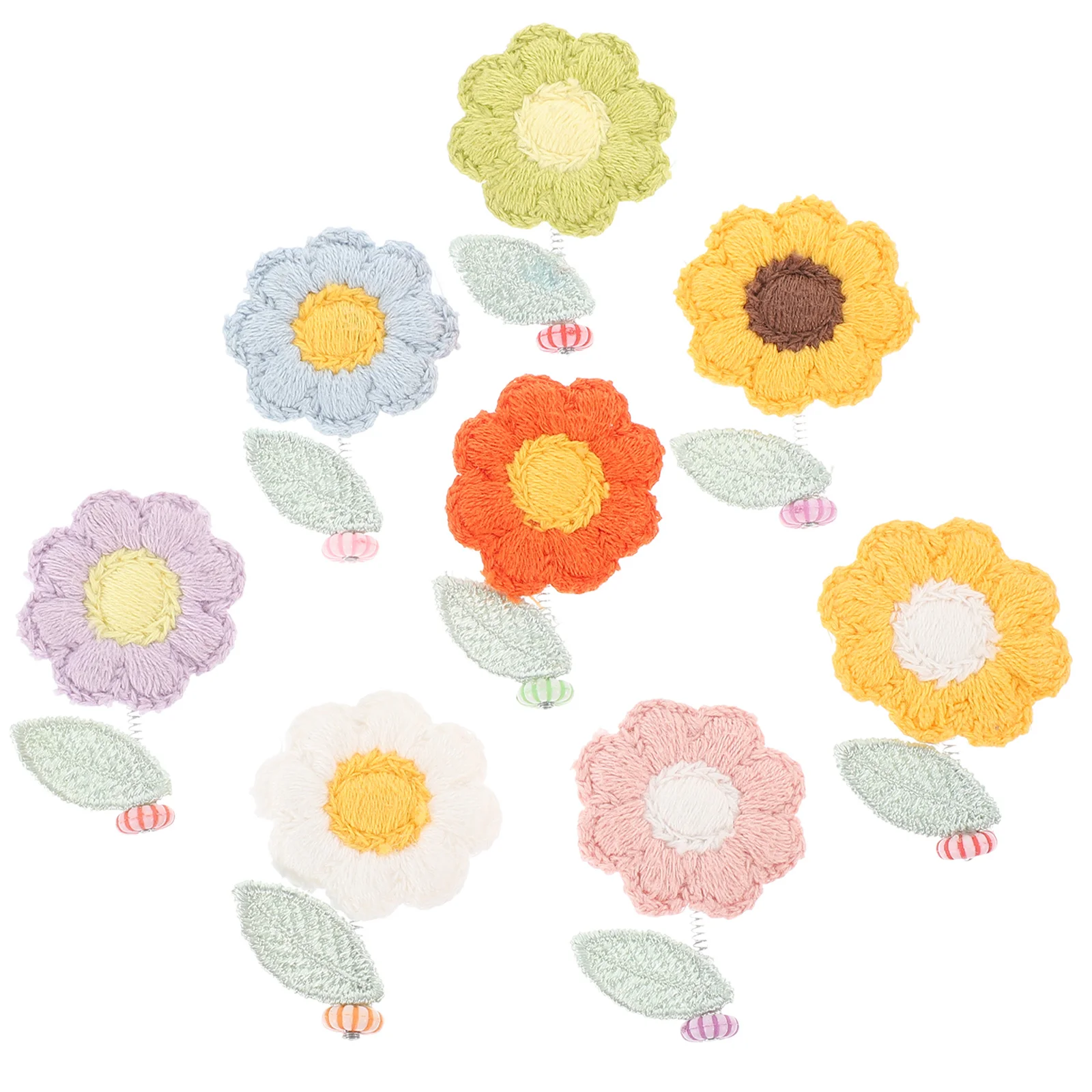 8pcs Car Ornaments Sunflower Bobblehead Dashboard Decor Shaking Head Flower Mini Knitted Auto Decoration Spring Motion Figure
8pcs Car Ornaments Sunflower Bobblehead Dashboard Decor Shaking Head Flower Mini Knitted Auto Decoration Spring Motion Figure