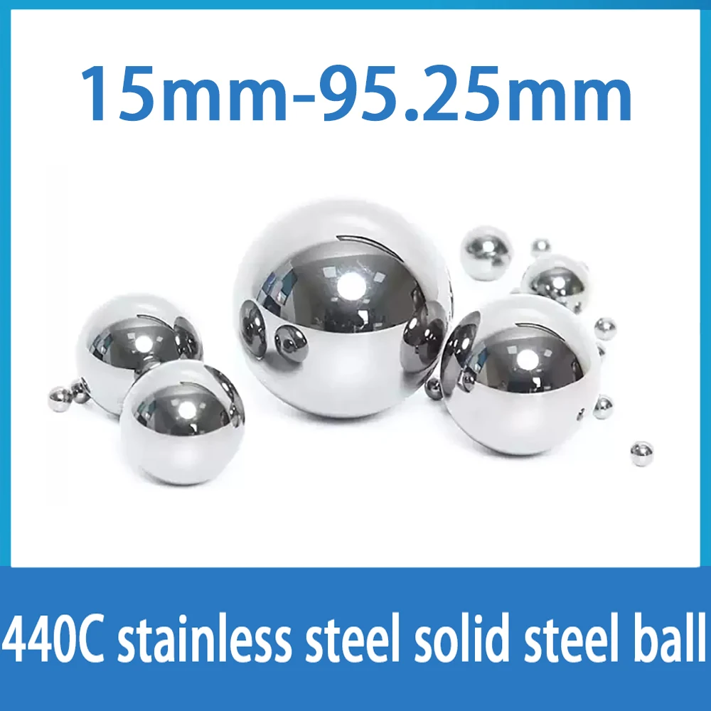 Diam 15mm-95.25mm 440C Stainless Steel Smooth Solid Ball High Precision Bearings Roller Beads Ball Corrosion- Resistant Bead
Diam 15mm-95.25mm 440C Stainless Steel Smooth Solid Ball High Precision Bearings Roller Beads Ball Corrosion- Resistant Bead