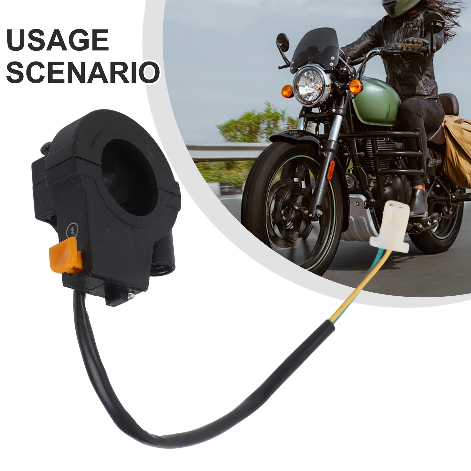 Motorcycle Switch HandlebarMounted Starter Switch Motorcycle Electric Start Switch Button/Start Switch Modification Accessories
Motorcycle Switch HandlebarMounted Starter Switch Motorcycle Electric Start Switch Button/Start Switch Modification Accessories