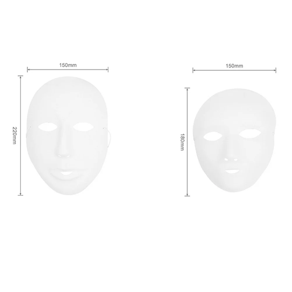 12Pcs White Masks Full Face Blank DIY Painting Halloween Male Cosplay Ghost Party Costume White Mask Blank Masks
12Pcs White Masks Full Face Blank DIY Painting Halloween Male Cosplay Ghost Party Costume White Mask Blank Masks