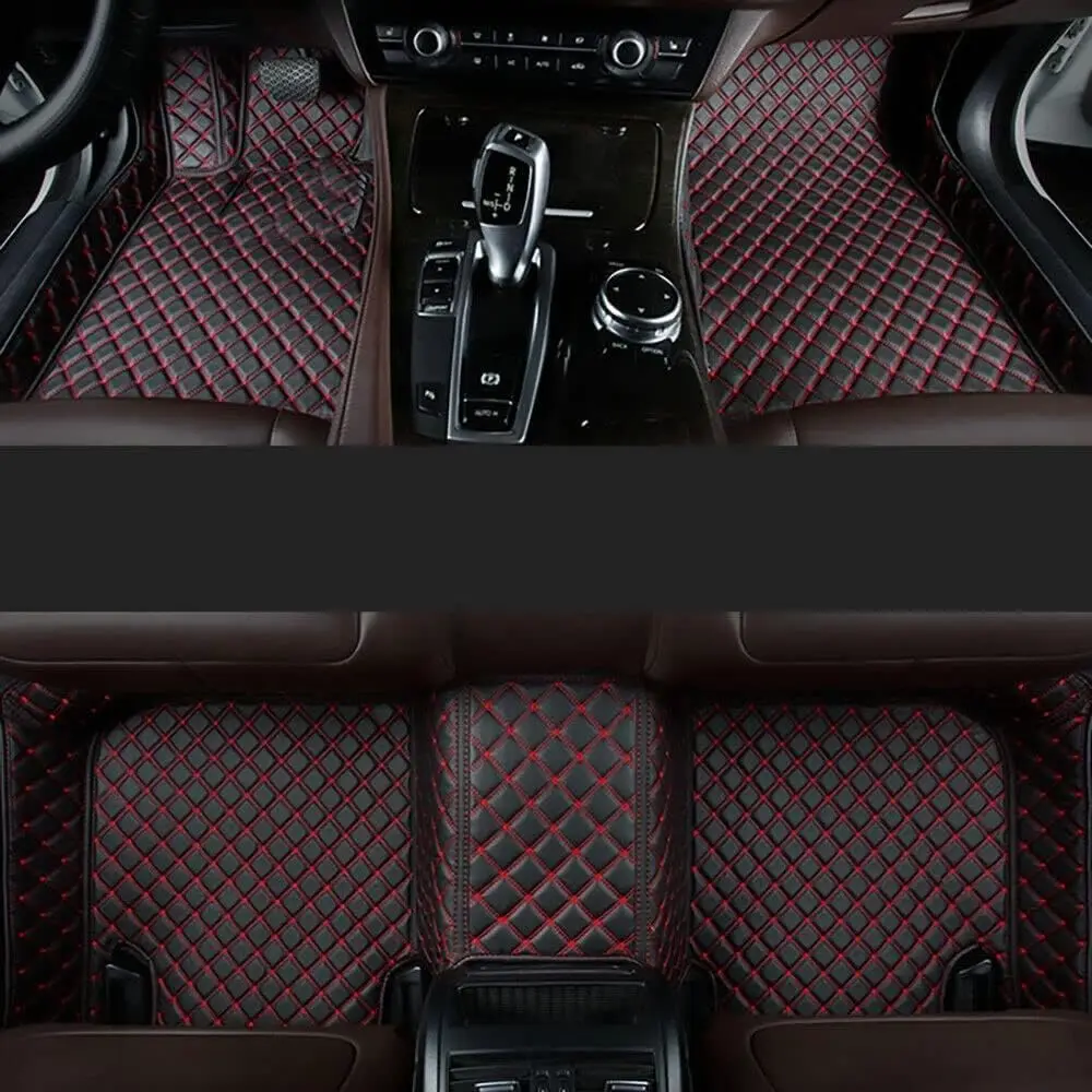 Wine Red Quilted Leather Car Floor Mats – All-Weather, Waterproof, Non-Slip, Full Coverage, Custom Fit For Most Vehicles
Wine Red Quilted Leather Car Floor Mats – All-Weather, Waterproof, Non-Slip, Full Coverage, Custom Fit For Most Vehicles