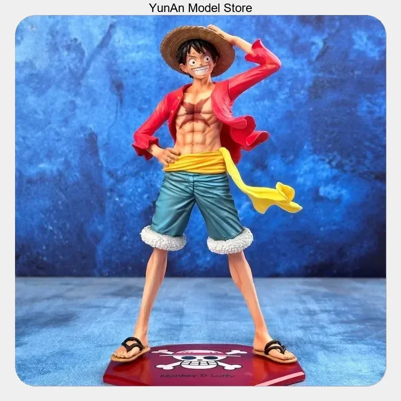 22.5cm Onigashima Luffy Smiling Standing Pose Anime Figure Desktop Ornament Collectible Gift
22.5cm Onigashima Luffy Smiling Standing Pose Anime Figure Desktop Ornament Collectible Gift