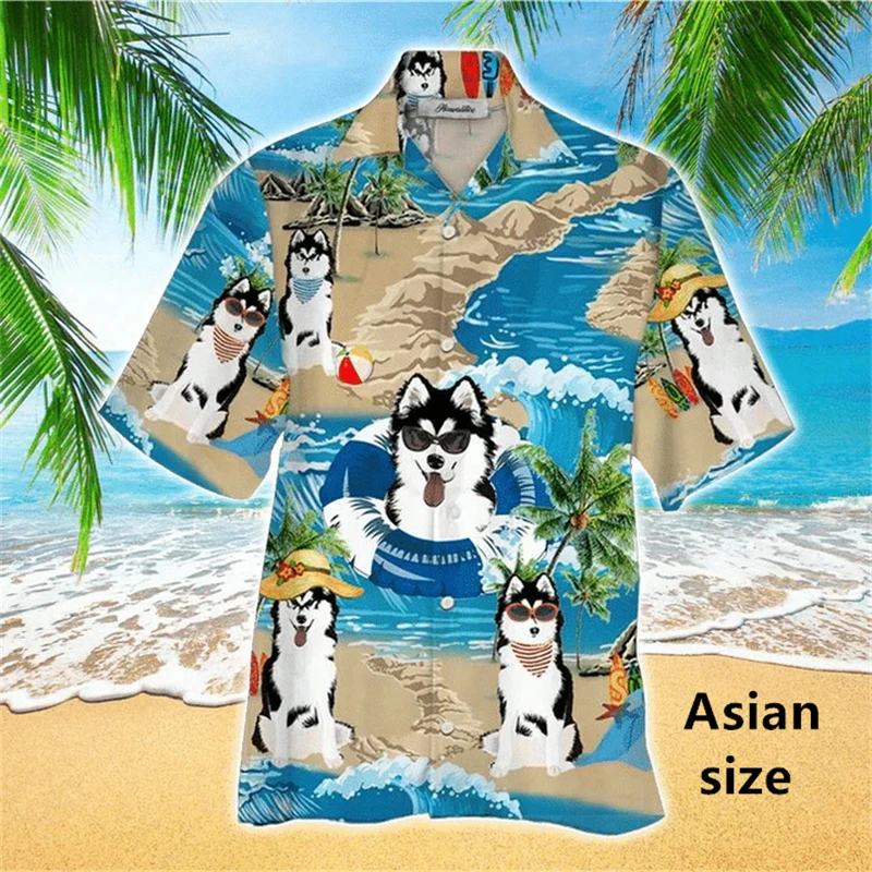 Funny Siberian Husky Dog Graphic Print Shirt For Men Women New Fashion Casual Short Sleeve Top Button Hawaiian Shirt Men Clothes
Funny Siberian Husky Dog Graphic Print Shirt For Men Women New Fashion Casual Short Sleeve Top Button Hawaiian Shirt Men Clothes