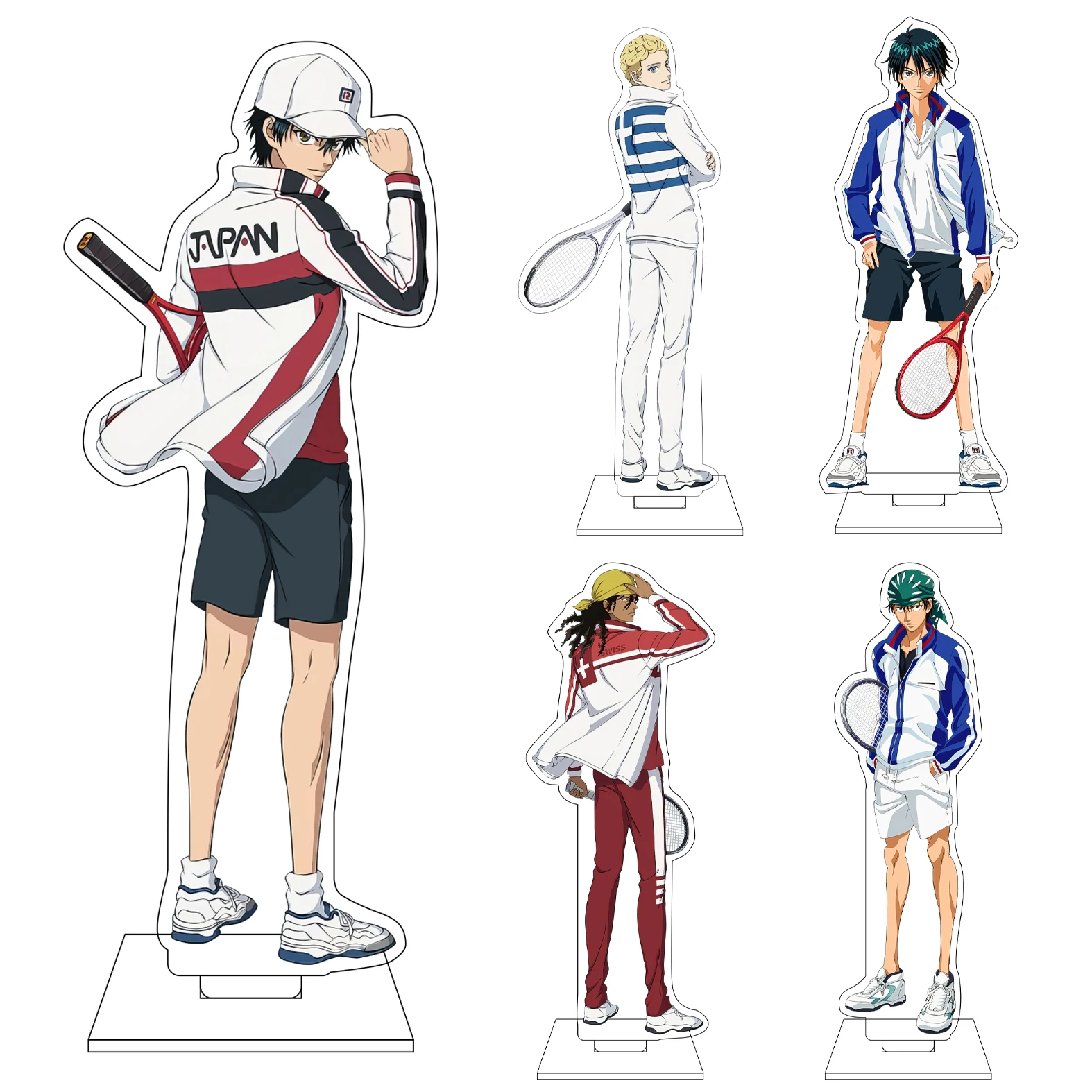16CM Anime The Prince of Tennis Cosplay Acrylic Figure Stand Plate Shuichiro Oishi Kunimitsu Tezuka Ryoma Echizen Ornaments Gift
16CM Anime The Prince of Tennis Cosplay Acrylic Figure Stand Plate Shuichiro Oishi Kunimitsu Tezuka Ryoma Echizen Ornaments Gift