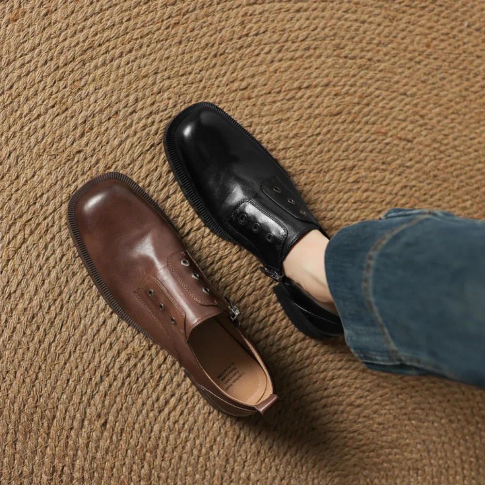 Оксфордские кроссовки в стиле ретро, женская обувь из коровьей кожи, винтажная кожаная спортивная обувь на шнуровке, 2024, мягкие мокасины на плоской подошве
Оксфордские кроссовки в стиле ретро, женская обувь из коровьей кожи, винтажная кожаная спортивная обувь на шнуровке, 2024, мягкие мокасины на плоской подошве