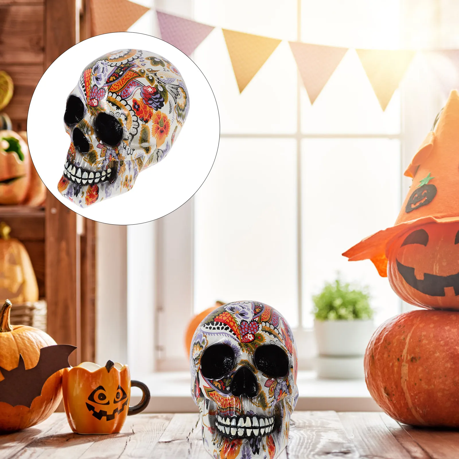 Cool Skull Ornament Outdoor Halloween Decor Decorative Ornaments Decoration Mini Decorations
Cool Skull Ornament Outdoor Halloween Decor Decorative Ornaments Decoration Mini Decorations