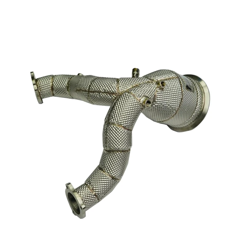 High-Flow 127mm Test Pipes For Audi S4 S5 B9.5 2.9T Catless Downpipe Stainless Steel 304 Tuning Exhaust System For 2021+ Models
High-Flow 127mm Test Pipes For Audi S4 S5 B9.5 2.9T Catless Downpipe Stainless Steel 304 Tuning Exhaust System For 2021+ Models