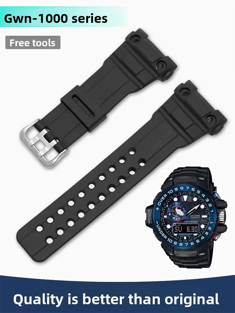Waterproof Silicone Watch Strap for Men Is Suitable for Casio Nautical Master Series GWN-1000 1000B Sports Strap
Waterproof Silicone Watch Strap for Men Is Suitable for Casio Nautical Master Series GWN-1000 1000B Sports Strap