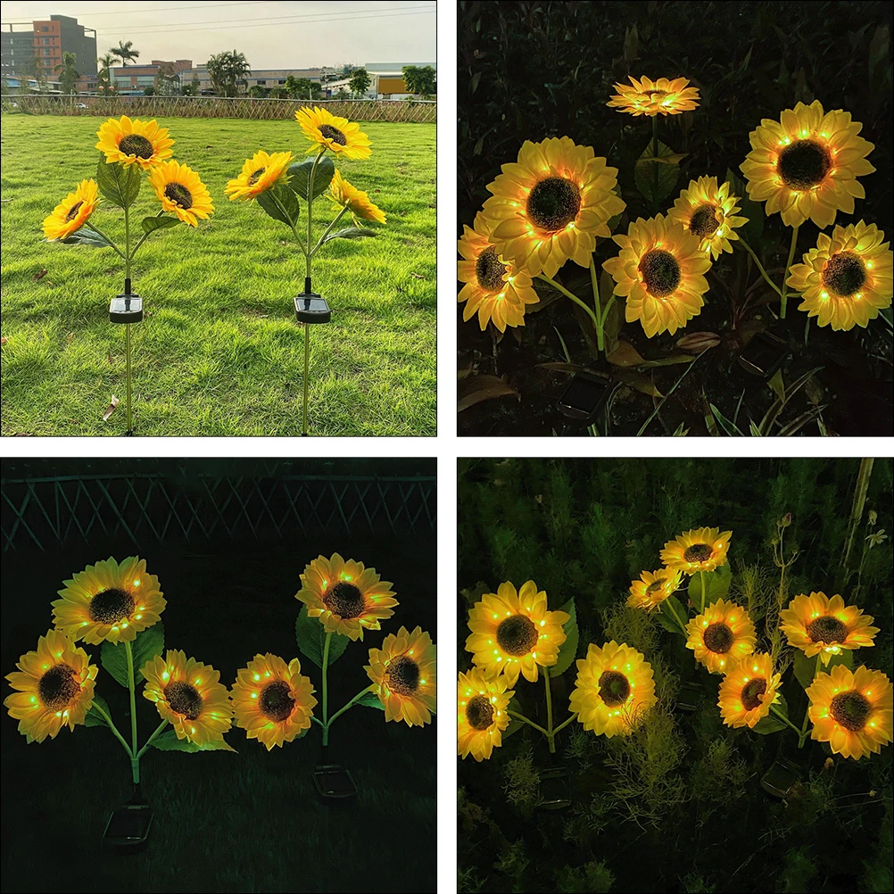 1pc Three-Headed Sunflower Solar Light Outdoor Garden Decor Lamp -Saving Lawn Floral Landscape Super for Yard
1pc Three-Headed Sunflower Solar Light Outdoor Garden Decor Lamp -Saving Lawn Floral Landscape Super for Yard