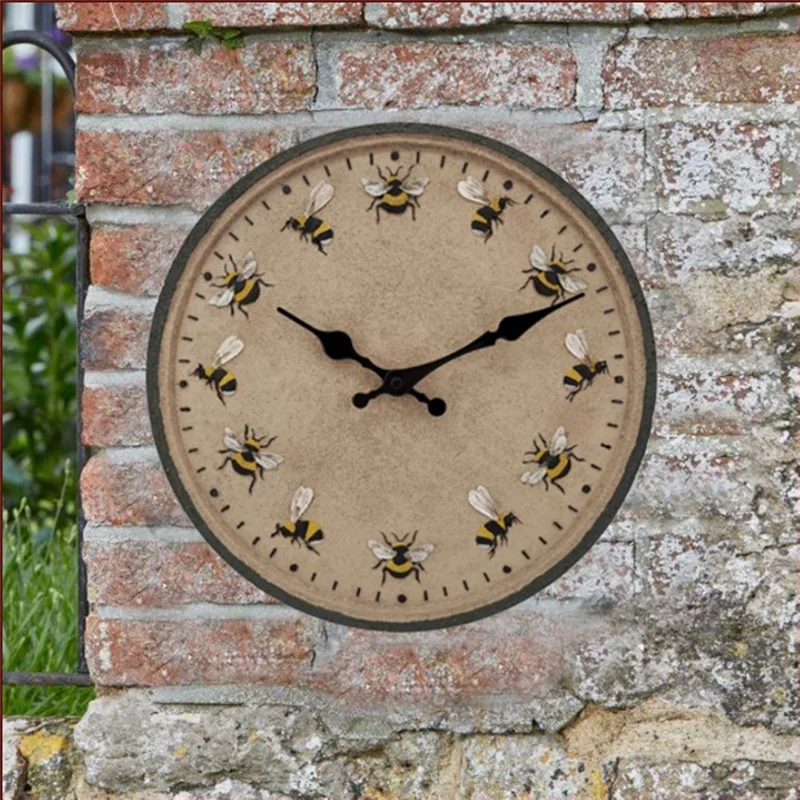 P-Premium-12 Inch Round Garden Clock IP44 Waterproof Wall Hanging Clock Decorative Bee Outdoor Clock Kitchen Clock
P-Premium-12 Inch Round Garden Clock IP44 Waterproof Wall Hanging Clock Decorative Bee Outdoor Clock Kitchen Clock