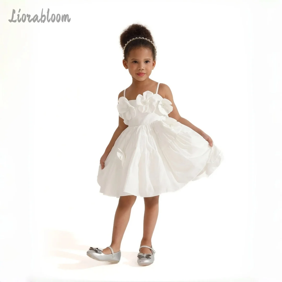 Customized Flower Girl Dress Strappy Formal Gown A-Line Dress With Lace Collar Wedding Party Attire свадебное платье
Customized Flower Girl Dress Strappy Formal Gown A-Line Dress With Lace Collar Wedding Party Attire свадебное платье
