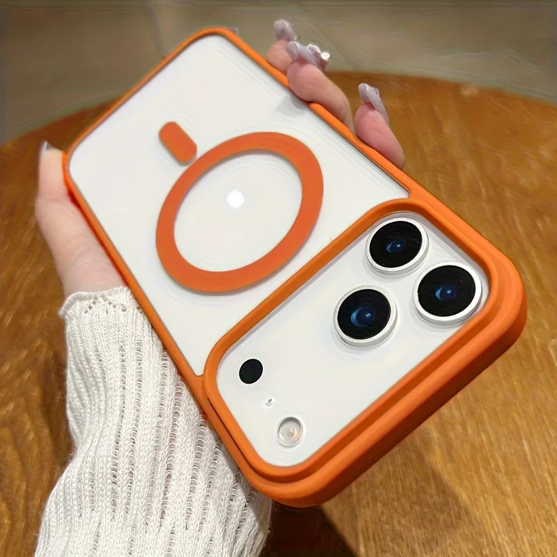 Оранжевый матовый прозрачный чехол премиум-класса для iPhone 17 Pro Max 17Pro 17, магнитная беспроводная зарядка и прозрачный
Оранжевый матовый прозрачный чехол премиум-класса для iPhone 17 Pro Max 17Pro 17, магнитная беспроводная зарядка и прозрачный
