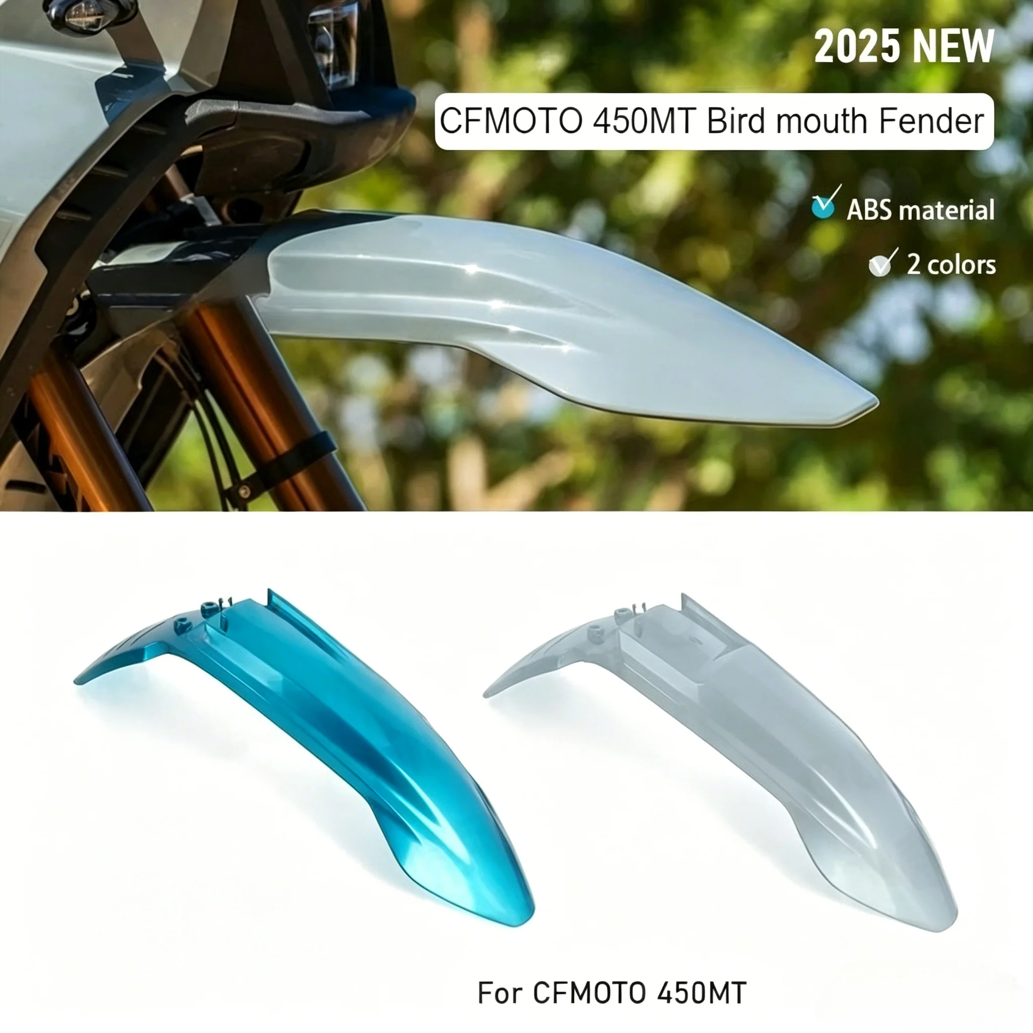 For CFMOTO 450MT CF450MT CF MOTO Ibex 450 Motorcycle Front Fender Parts Front High Fender Guard Fairing Accessories
For CFMOTO 450MT CF450MT CF MOTO Ibex 450 Motorcycle Front Fender Parts Front High Fender Guard Fairing Accessories