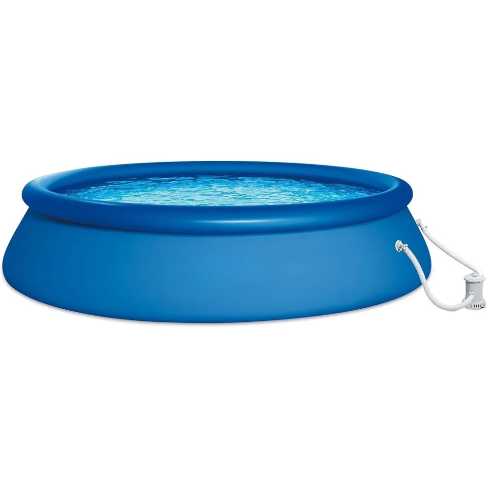15 Foot x 36 Inch Quickset Round Inflatable Ring Top Outdoor Above Ground Swimming Pool Set with Filter Pump & Type
15 Foot x 36 Inch Quickset Round Inflatable Ring Top Outdoor Above Ground Swimming Pool Set with Filter Pump & Type