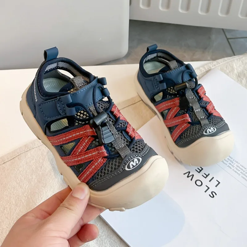 Summer Boys Girls Hollow Cool Running Shoes Kids Buckle Sandals Children Sport Sandals Baby Soft Breathable Beach Sandals
Summer Boys Girls Hollow Cool Running Shoes Kids Buckle Sandals Children Sport Sandals Baby Soft Breathable Beach Sandals