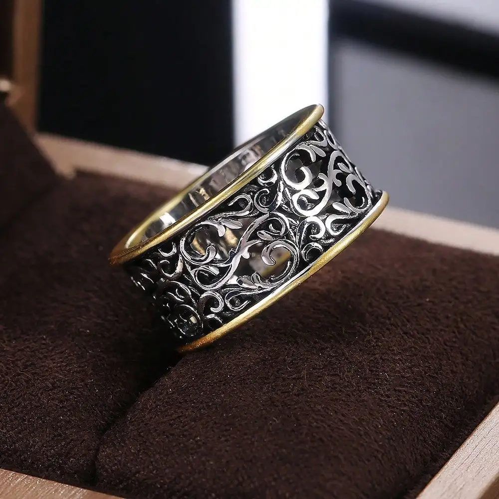 1pc Ethereal Vine Ring for Women, Openwork Scroll Design on Wide Band, Baroque Stacking Statement luxury Jewelry luxury
1pc Ethereal Vine Ring for Women, Openwork Scroll Design on Wide Band, Baroque Stacking Statement luxury Jewelry luxury