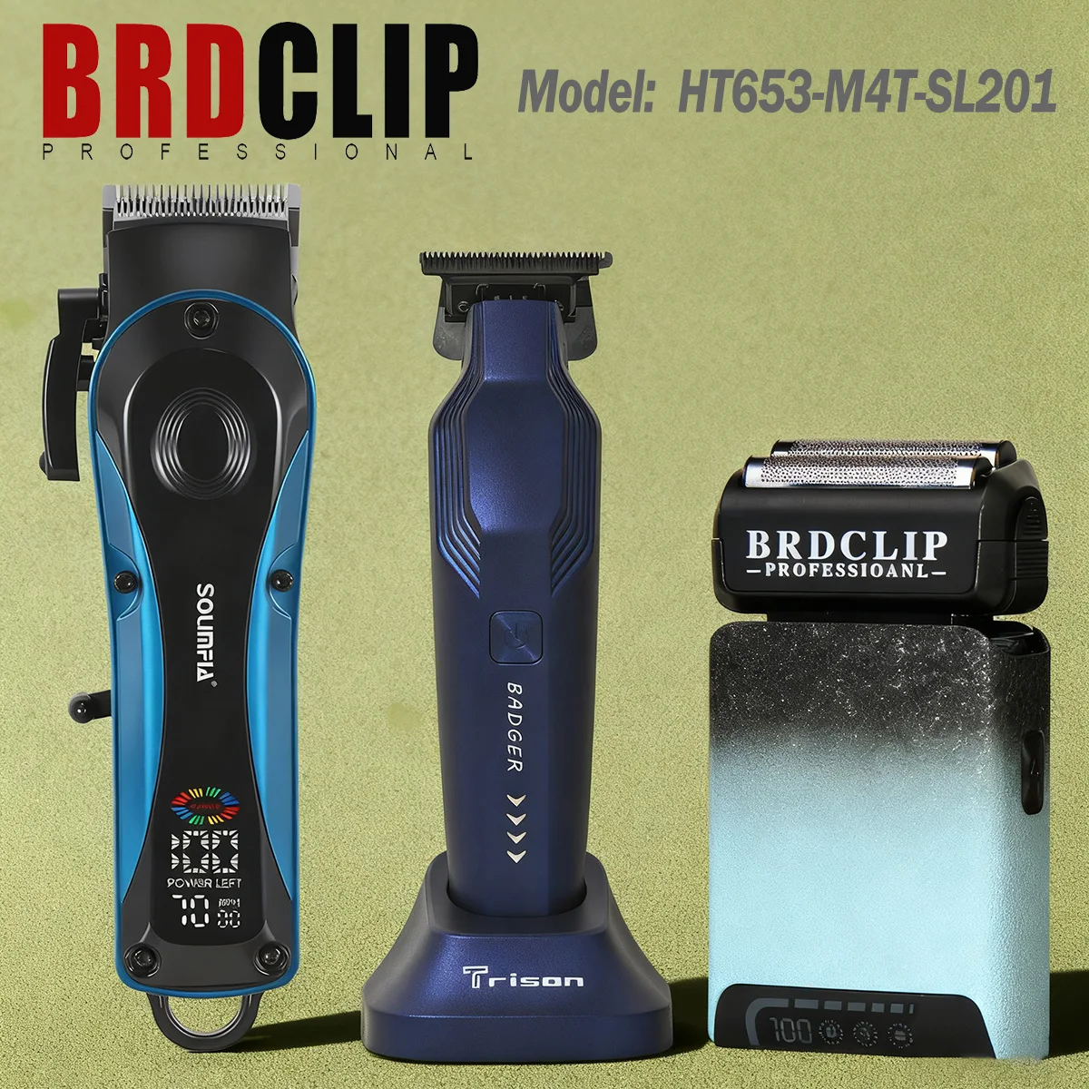 Professional Hair Clipper HT-653 7000RPM Powerful Motor M4T Hair Trimmer 7200RPM Electric Shaver SL2017500RPM Men‘s Oil Head
Professional Hair Clipper HT-653 7000RPM Powerful Motor M4T Hair Trimmer 7200RPM Electric Shaver SL2017500RPM Men‘s Oil Head