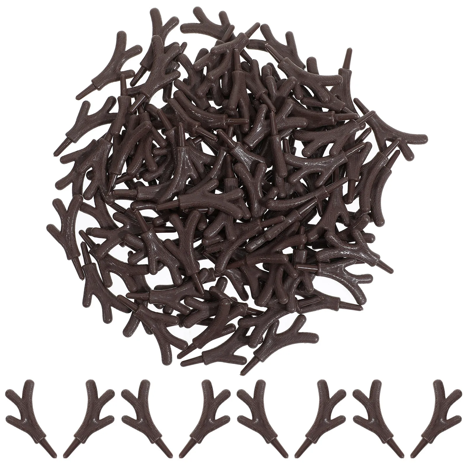 100Pcs Small Realistic Plastic Antlers Christmas DIY Decor Branch Antlers Craft Adornments Holiday Party Home Office Decor
100Pcs Small Realistic Plastic Antlers Christmas DIY Decor Branch Antlers Craft Adornments Holiday Party Home Office Decor