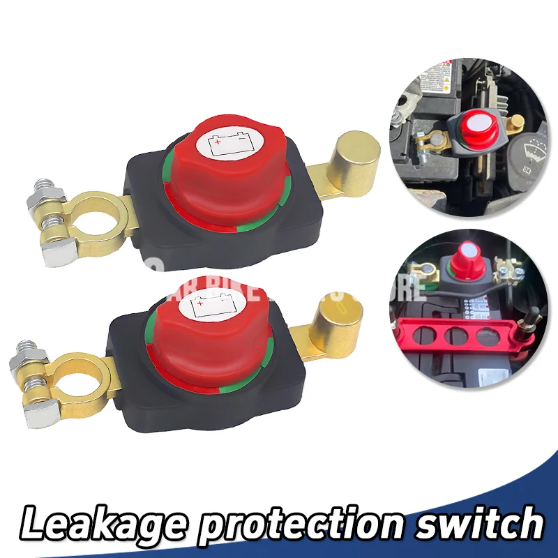Car Disconnect Switch Manual Circuit Breaker Anti-Power Off Leakage Protector Pure copper/zinc-aluminum alloy 12V-48V Systems
Car Disconnect Switch Manual Circuit Breaker Anti-Power Off Leakage Protector Pure copper/zinc-aluminum alloy 12V-48V Systems