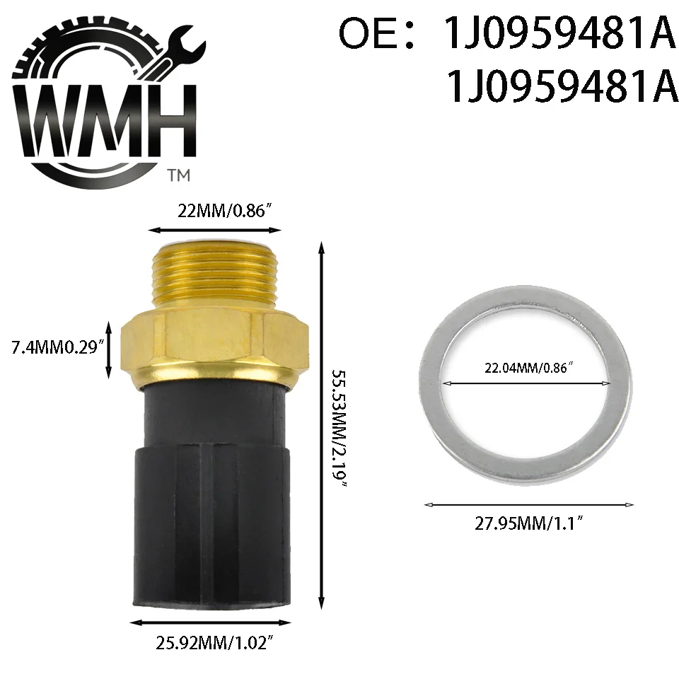 1 шт. 3-контактный датчик температуры вентилятора охлаждения 1J0959481A для VW Golf Audi Skoda Seat автомобильные аксессуары
1 шт. 3-контактный датчик температуры вентилятора охлаждения 1J0959481A для VW Golf Audi Skoda Seat автомобильные аксессуары