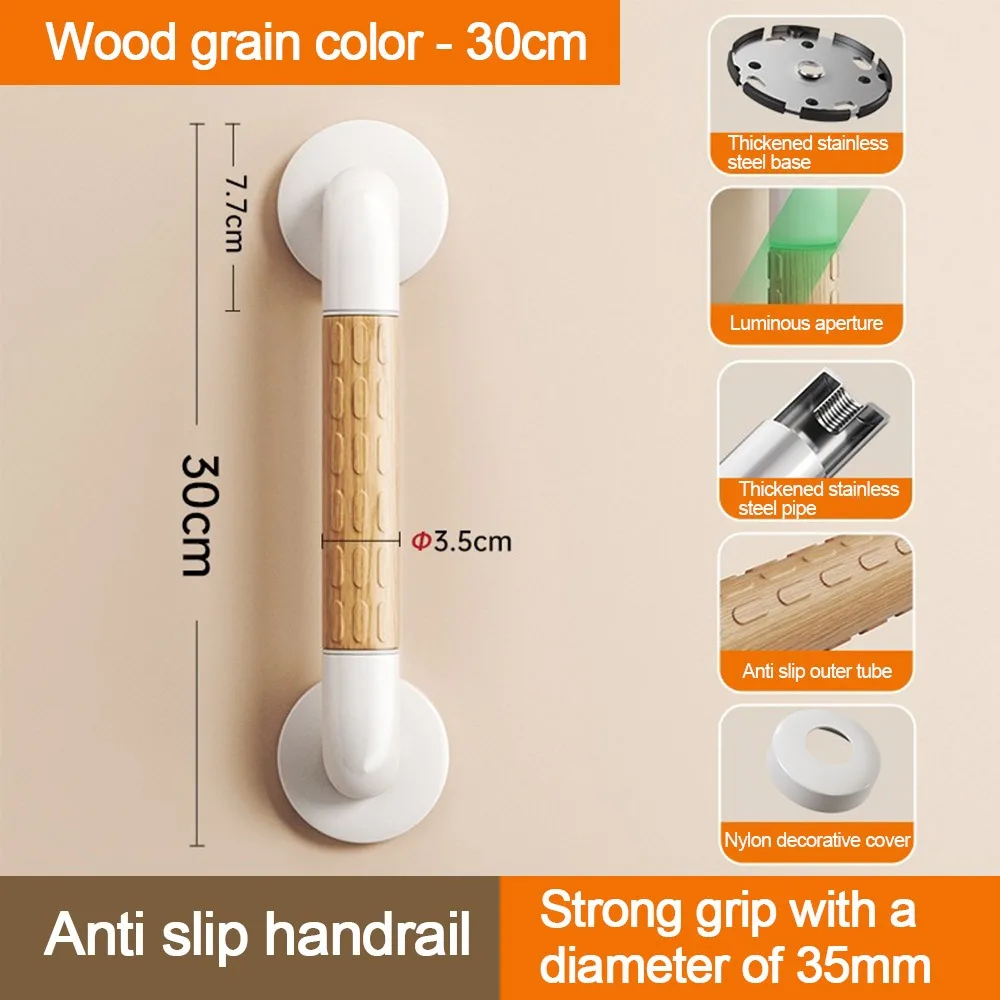 30/40cm Shower Tub Grab Handle with Luminous Non-slip Shower Handle Safety Support Reinforced Grip Toilet Armrest
30/40cm Shower Tub Grab Handle with Luminous Non-slip Shower Handle Safety Support Reinforced Grip Toilet Armrest