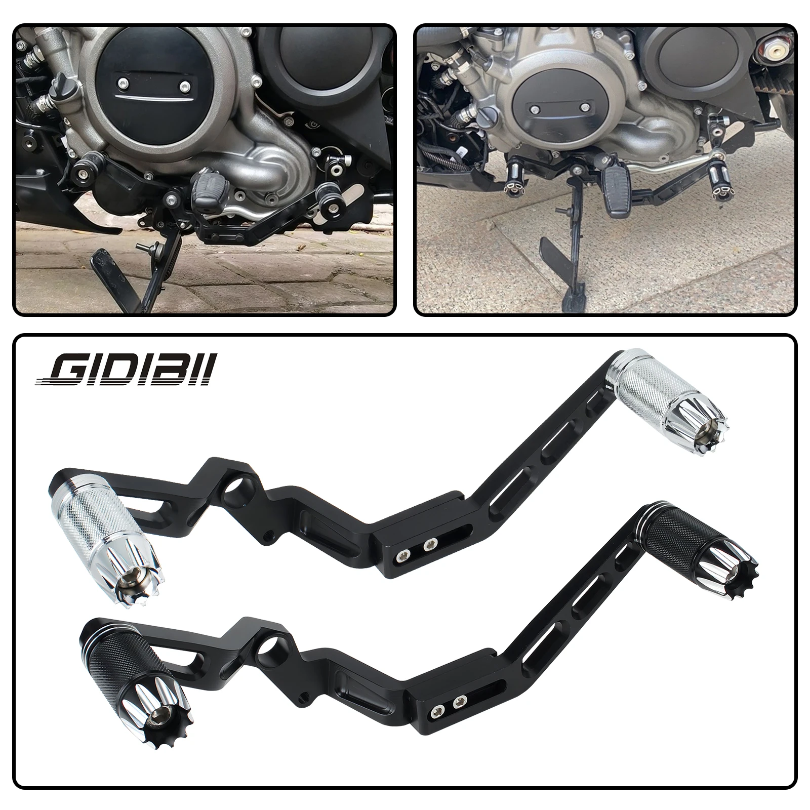 1 Pcs Chrome/Black Motorcycle Adjustable Gear Shift Lever Heel-Toe Shifter For Harley Nightster RH975/S 2022+ Aluminum
1 Pcs Chrome/Black Motorcycle Adjustable Gear Shift Lever Heel-Toe Shifter For Harley Nightster RH975/S 2022+ Aluminum