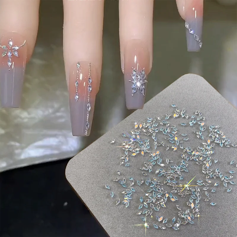 50PCS Mini Transparent Diamond Nail Rhinestone Rhombus Crystal Accessories For Manicure Decor Nails Decoration Supplies Material
50PCS Mini Transparent Diamond Nail Rhinestone Rhombus Crystal Accessories For Manicure Decor Nails Decoration Supplies Material