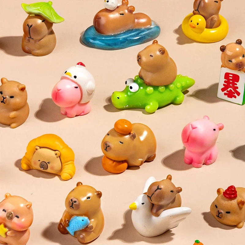 Capybara Blind Bag Mini Resin Capybara Figurine Surprise Small Gift Daily Reward Portable Pocket Decor For Event Party Favor
Capybara Blind Bag Mini Resin Capybara Figurine Surprise Small Gift Daily Reward Portable Pocket Decor For Event Party Favor