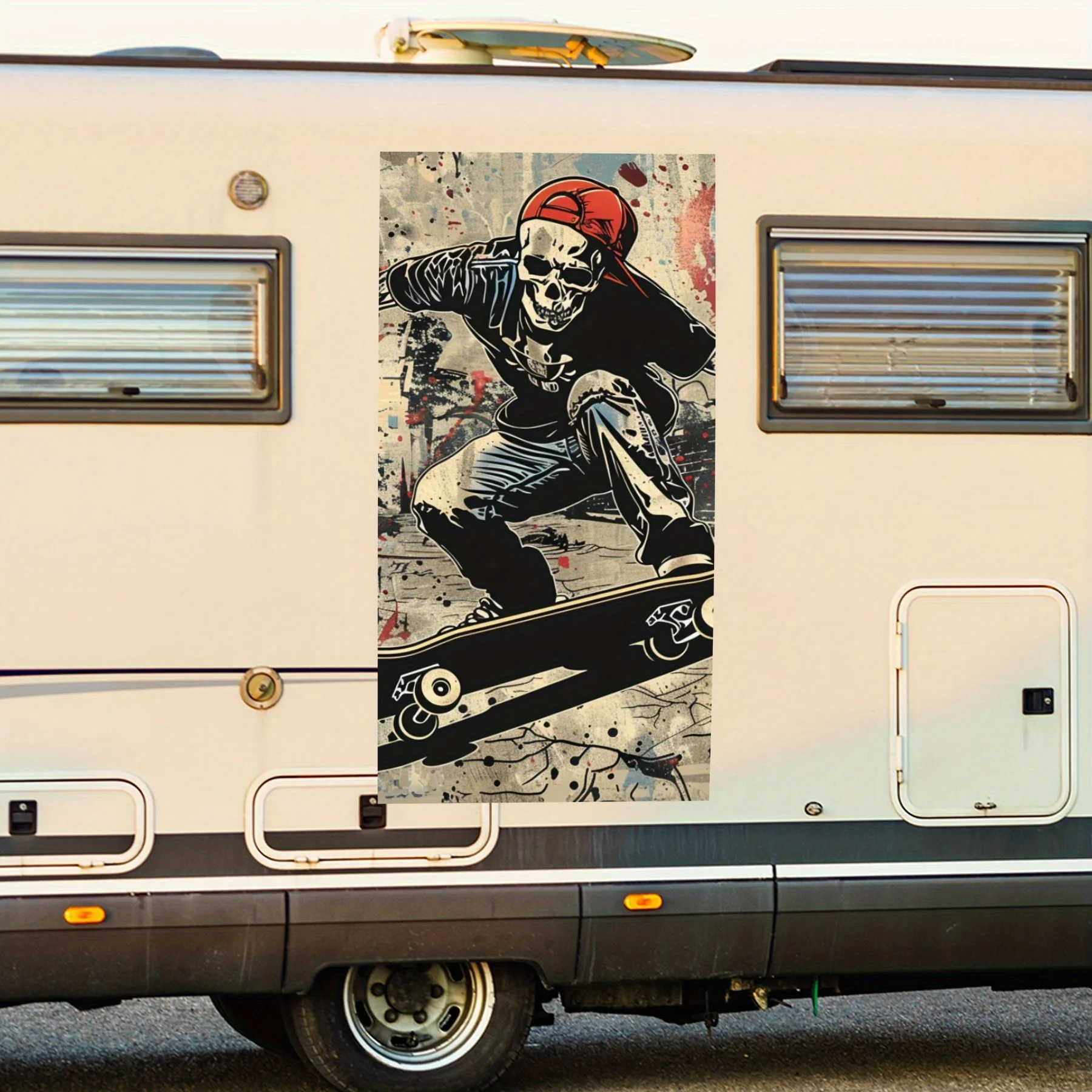 Череп скейтбордист дом на колесах наклейка на дверь автомобиля ПВХ самоводонепроницаемая палка, яркие авто внешние аксессуары Декор защита подарок
Череп скейтбордист дом на колесах наклейка на дверь автомобиля ПВХ самоводонепроницаемая палка, яркие авто внешние аксессуары Декор защита подарок