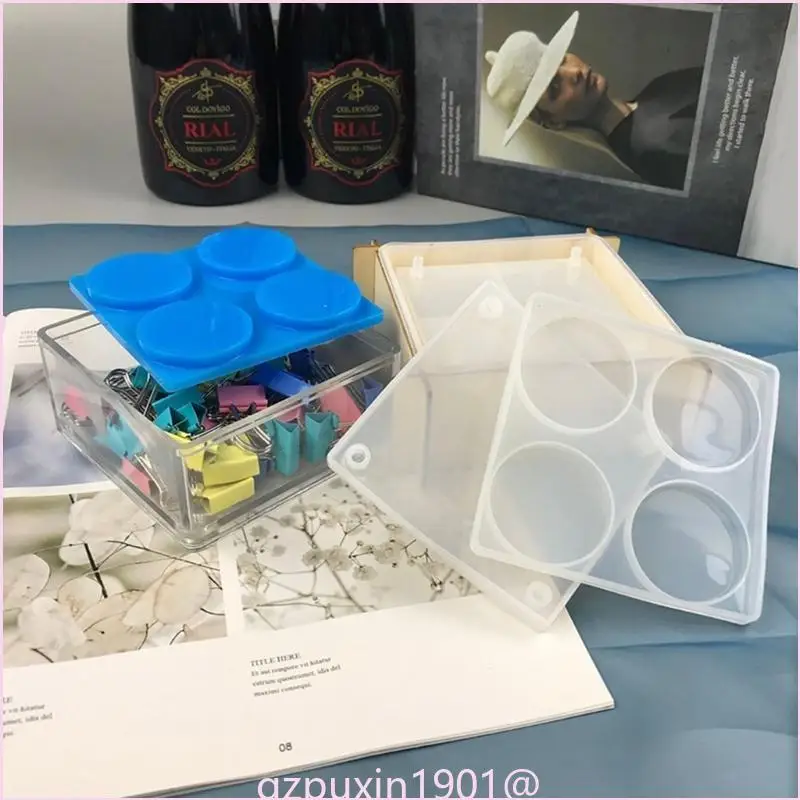 57QA Stackable Storage Box Resin Moulds with Lid Multilayer Jewelry Box Silicone Mould Epoxy Resin Casting Mold for DIY Craft
57QA Stackable Storage Box Resin Moulds with Lid Multilayer Jewelry Box Silicone Mould Epoxy Resin Casting Mold for DIY Craft
