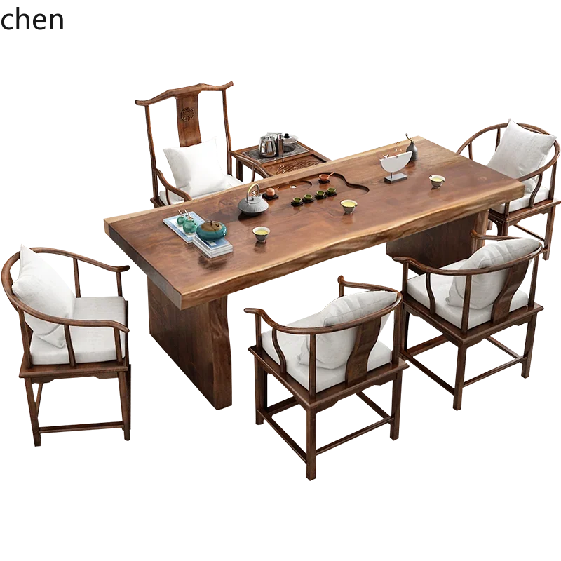 YFY solid wood large board tea table new tea table and chair combination simple modern kung fu zen home tea table
YFY solid wood large board tea table new tea table and chair combination simple modern kung fu zen home tea table