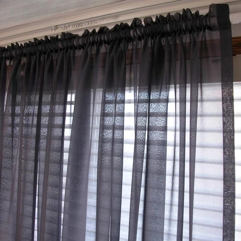 Dark Gray Tulle Chiffon Sheer Curtains High Quality Sunshade Gray Tulle Curtains for Living Room Thick Yarn Voile Organza Drapes
Dark Gray Tulle Chiffon Sheer Curtains High Quality Sunshade Gray Tulle Curtains for Living Room Thick Yarn Voile Organza Drapes