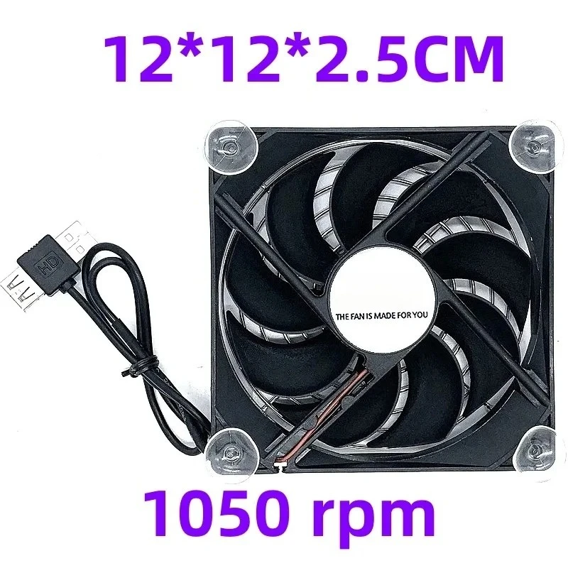 Tablet Heat Sink USB Ultra Silent Router Optical Cat Set-top Box Fan Laptop Peripheral Heat Dissipation Rack 12*12*2.5CM 1050rpm
Tablet Heat Sink USB Ultra Silent Router Optical Cat Set-top Box Fan Laptop Peripheral Heat Dissipation Rack 12*12*2.5CM 1050rpm