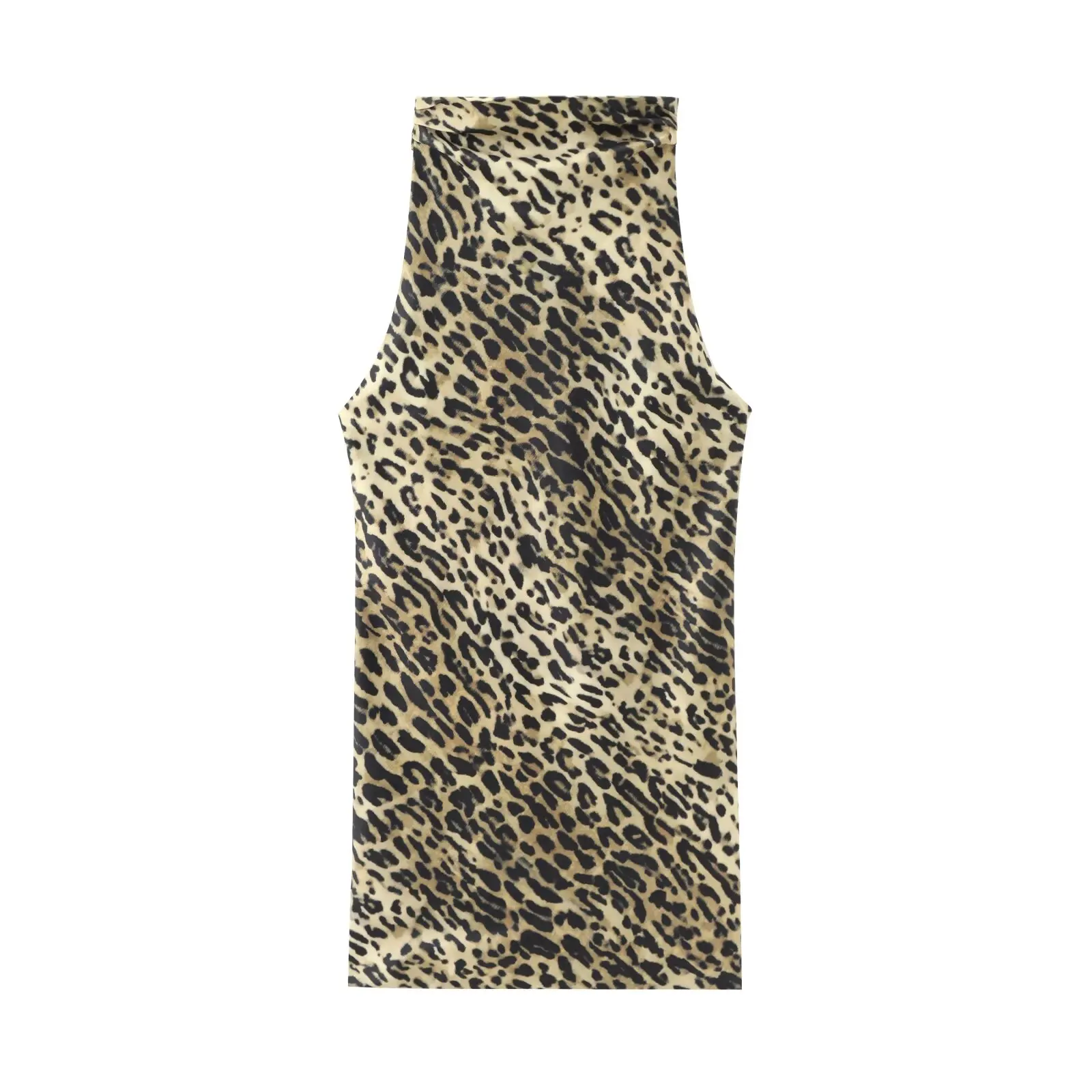 TRAFZA Female Summer Elegant Short Dresses Leopard Sleeveless Button Hanging Neck Women's Beach Style Backless Mini Dress Mujer
TRAFZA Female Summer Elegant Short Dresses Leopard Sleeveless Button Hanging Neck Women's Beach Style Backless Mini Dress Mujer