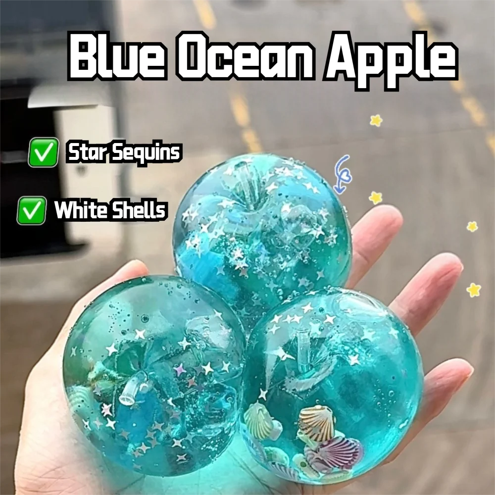 Slow Rebound Ocean Apple Stress Balls Kawaii Ocean Fun Fruit Squeeze Toy Ocean Shell Mochi Stress Anxiety Relief Toys
Slow Rebound Ocean Apple Stress Balls Kawaii Ocean Fun Fruit Squeeze Toy Ocean Shell Mochi Stress Anxiety Relief Toys