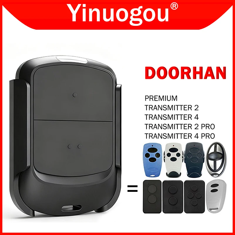 100% Clone DOORHAN TRANSMITTER 2 4 PRO Remote Control for Gate 433MHz Dynamic Code Garage Door Keychain for Barrier