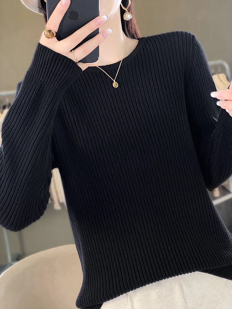 Thickened Pure Cotton round Neck Base Shirt Women's Loose Casual Knitted Sweater Fall Winter New Style Warm Comfortable Inner...
Thickened Pure Cotton round Neck Base Shirt Women's Loose Casual Knitted Sweater Fall Winter New Style Warm Comfortable Inner...