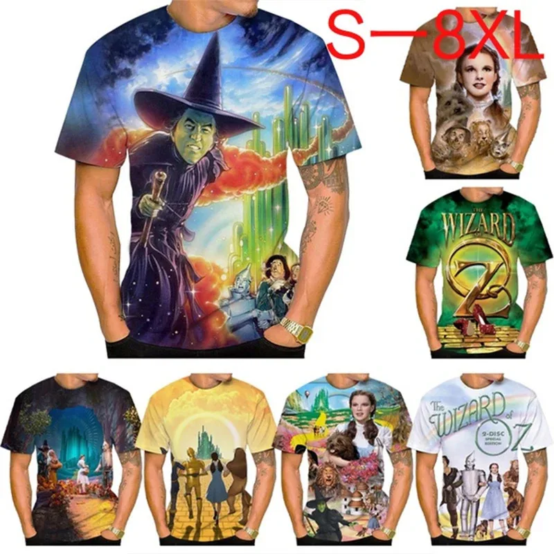 Summer Hot Selling Creative Oil Painting The Wizard of Oz 3D Printing Art Pattern Personalized Fashion T-shirt
Summer Hot Selling Creative Oil Painting The Wizard of Oz 3D Printing Art Pattern Personalized Fashion T-shirt