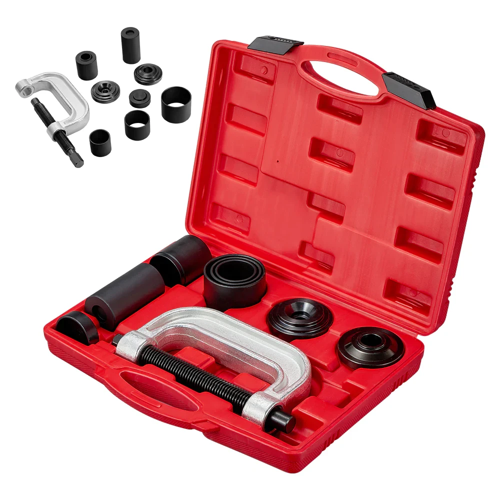 Ball Joint Auto Remover Installer Tool Service Kit 2WD & 4WD Vehicles Remover Install Tools Kit
Ball Joint Auto Remover Installer Tool Service Kit 2WD & 4WD Vehicles Remover Install Tools Kit