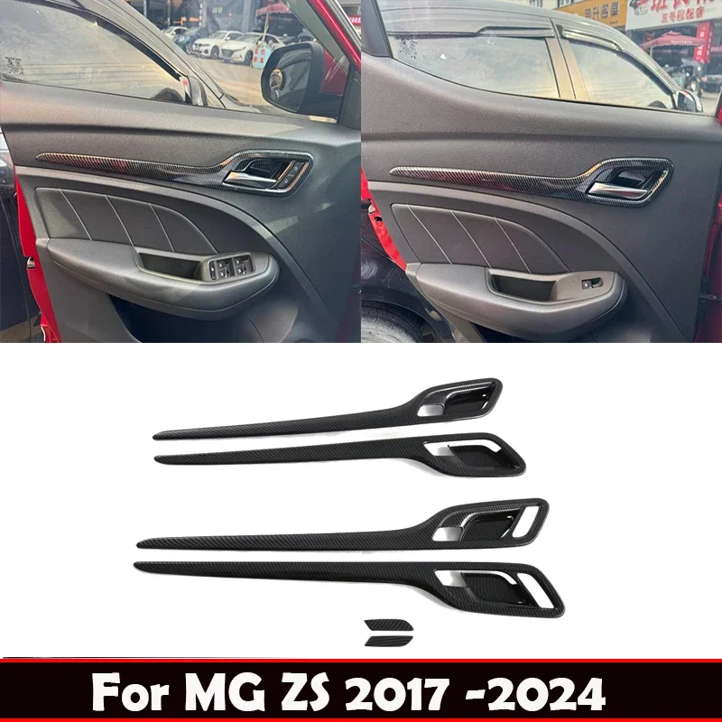 For MG ZS 2018-2024 Car Accessories Carbon Fiber Style Inner Door Handle Cover Catch Bowl Trim Insert Bezel Frame Garnish
For MG ZS 2018-2024 Car Accessories Carbon Fiber Style Inner Door Handle Cover Catch Bowl Trim Insert Bezel Frame Garnish