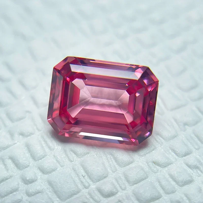 Lab Grown Padparadscha Fire Lotus Color Emerald Cut Gemstone Charms DIY Top Jewelry Making Materials Selectable AGL Certificate
Lab Grown Padparadscha Fire Lotus Color Emerald Cut Gemstone Charms DIY Top Jewelry Making Materials Selectable AGL Certificate