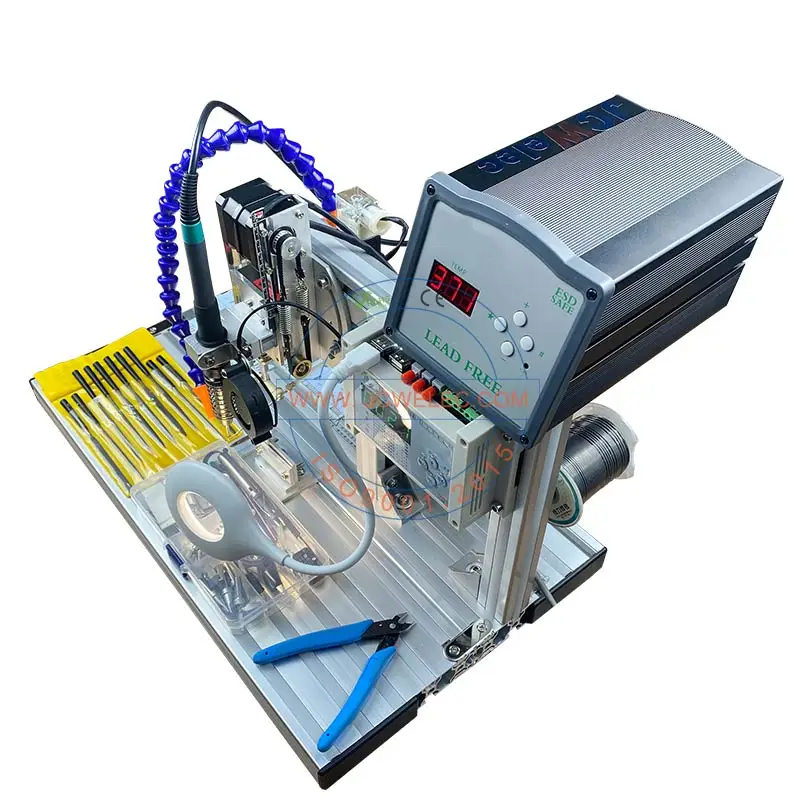 JCW-TS205H Semi-Automatic Wire Tin Soldering Machine for Circuit Board Welding And Soldering Equipment
JCW-TS205H Semi-Automatic Wire Tin Soldering Machine for Circuit Board Welding And Soldering Equipment