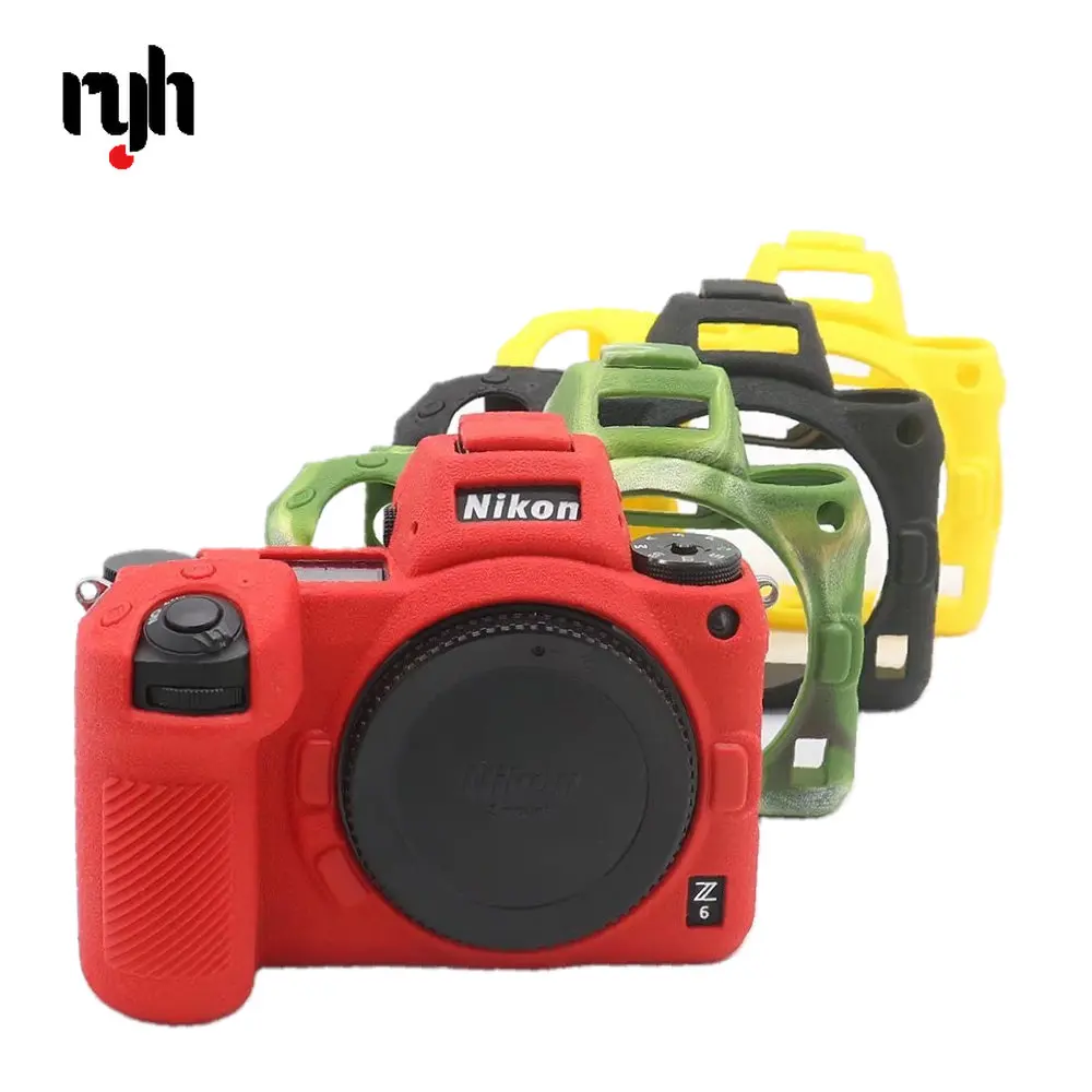 Silicone Armor Skin Case Body Cover Camera Bag Anti-skid Texture Design for Nikon Z5 Z6 Z7 Z6II Z7II Mirrorless Cameras
Silicone Armor Skin Case Body Cover Camera Bag Anti-skid Texture Design for Nikon Z5 Z6 Z7 Z6II Z7II Mirrorless Cameras