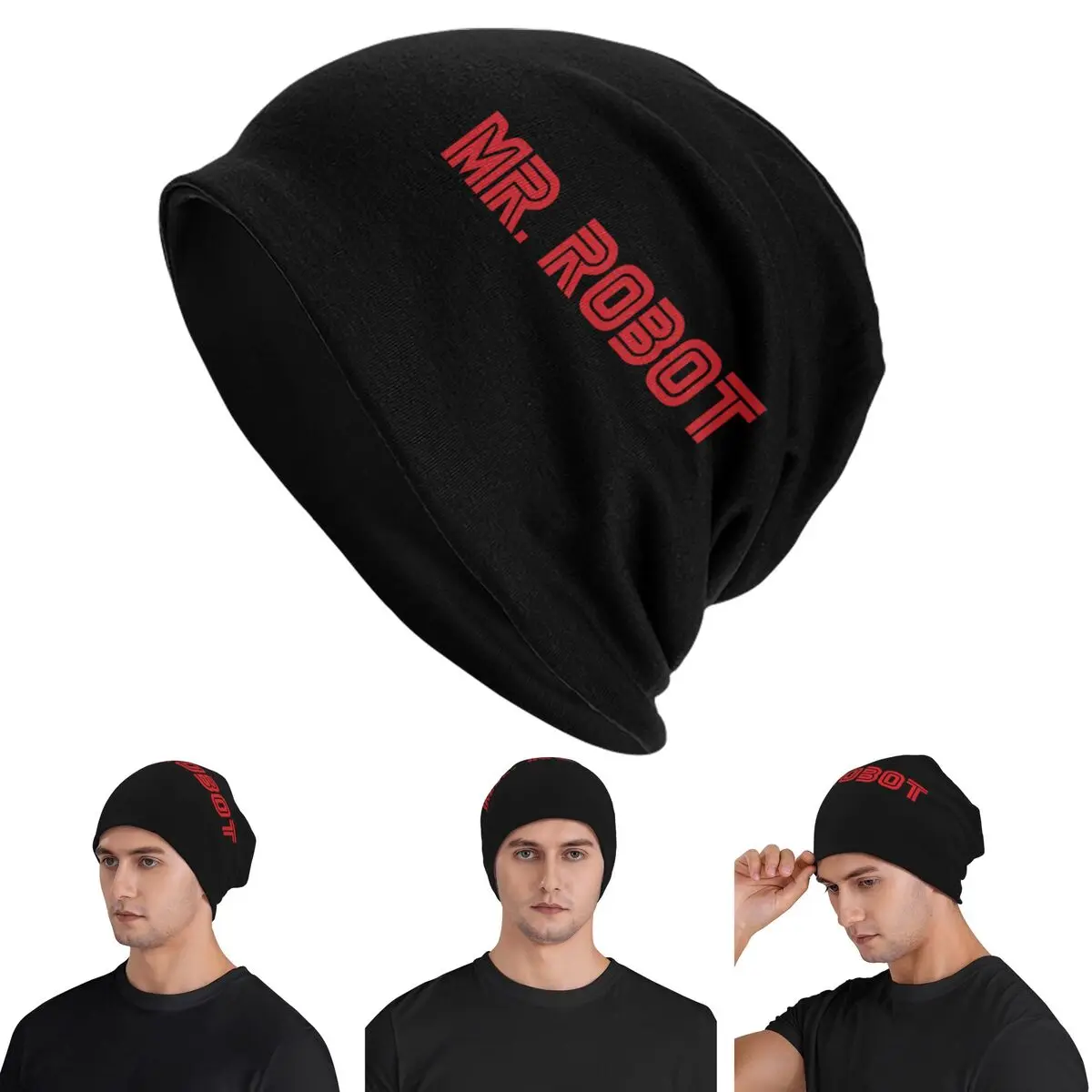 Mr. Robot Red And Black Skullies Beanies Hats Warm Autumn Winter Outdoor Cap Knitted Bonnet Caps for Men Women Adult
Mr. Robot Red And Black Skullies Beanies Hats Warm Autumn Winter Outdoor Cap Knitted Bonnet Caps for Men Women Adult